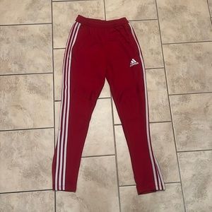 Adidas Track Pants Red size xs